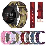 Voor Garmin Forerunner 245 Muziek 20 mm Nylon Woven Watch Band