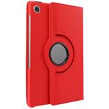 Voor Lenovo Tab M10 Plus 10.3 360 graden rotatie Litchi Texture Flip Lederen Case met houder (rood)