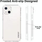 Hat-Prince Enkay Clear TPU Schokbestendig Soft Case Drop Protection Cover + Full Coverage Gehard Glas Protector Film voor iPhone 13