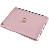 Voor iPad Pro 9 7 inch / iPAD Air 2 horizontale Flip Case + Bluetooth Keyboard(Rose Gold)