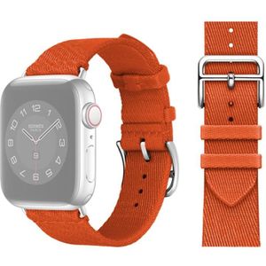 Twee-kleuren nylon vlecht vervanging polsriem horlogeband voor Apple Watch Series 6 &amp; SE &amp; 5 &amp; 4 44mm / 3 &amp; 2 &amp; 1 42mm