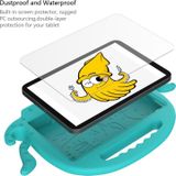 Voor Amazon Kindle Fire HD 7 2019/2017/2015 Octopus Eva Shockproof Tablet Case met schermfilm en schouderband (Glacier Green)
