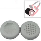 2 PCS Voor KOSS PP / SP Geperforeerde ventilatie versie Protein Leather Cover Headphone Protective Cover Earmuffs (Grijs)