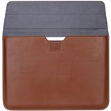 Universele envelop stijl PU lederen draagtas met houder voor uiterst dunne Notebook Tablet PC 13 3 inch  maat: 35x25x1.5cm(Brown)