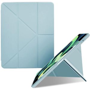 Acryl 2-in-1 Y-fold Smart lederen tablethoes voor iPad 9.7 2018/2017/Air 2/Air 1