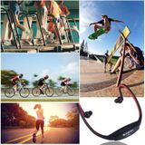 507 leven waterdichte Sweatproof Stereo draadloze sport oordopjes koptelefoon In-ear Headphone Headset met Micro SD-kaartsleuf  voor slimme telefoons &amp; iPad &amp; Laptop &amp; Notebook &amp; MP3 of andere Audio-apparaten  maximale SD Card Storage: 32GB(Red)