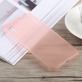 0.3 mm ultradunne Frosted PP Case voor iPhone XS Max (Rose goud)