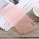 0.3 mm ultradunne Frosted PP Case voor iPhone XS Max (Rose goud)