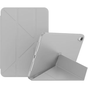 Dubbelzijdige Matte Deformatie TPU Tablet Lederen Case met Houder &amp; Slaap / Weks-up Functie voor iPad Mini 6