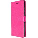 Voor Galaxy A81 Crazy Horse Texture Horizontale Flip Lederen case met Holder &amp; Card Slots &amp; Wallet &amp; Photo Frame(rose)