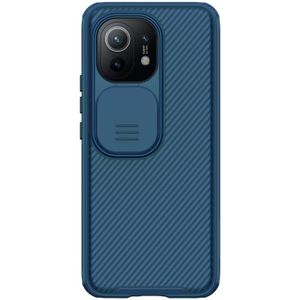 Voor Xiaomi Mi 11 NILLKIN Black Mirror Series PC Camshield Volledige dekking Stofdicht Krasbestendig Mobiele Telefoon Hoesje (Blauw)