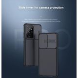 Voor Samsung Galaxy S21 Ultra 5G NILLKIN Black Mirror Pro Series Camshield Volledige dekking Stofdichte krasbestendige telefoonhoes (Blauw)