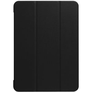 Samsung Galaxy Tab S3 9.7 inch / T820 / T825 horizontaal Custer structuur PU leren Flip Hoesje met drievouws houder (zwart)