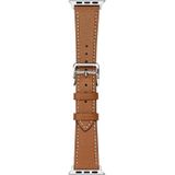 For Apple Watch Series 8 45mm imak PG1 Series Leather Watch Band(Brown)