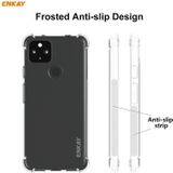 Voor Google Pixel 5A 5G Hat-Prince ENKAY Clear TPU Shockproof Case Soft Anti-slip Cover