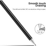 Removable Refill Capacitive Touch Screen Stylus Pen (Black)