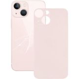 Eenvoudige vervanging Big Camera Gat Glass Back Battery Cover voor iPhone 13 Mini (Pink)