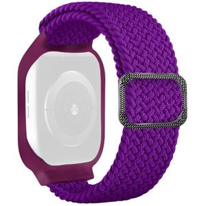TPU Frame Gesp Braid Geïntegreerde Vervanging Horlogeband voor Apple Watch Series 6 &amp; SE &amp; 5 &amp; 4 44MM / 3 &amp; 2 &amp; 1 42mm (PITAYA)