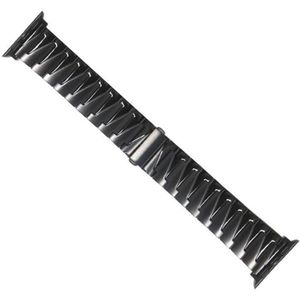 Aluminium legering Gear Matte Watch Band voor Apple Watch Series 7 41mm / 6 &amp; SE &amp; 5 &amp; 4 40mm / 3 &amp; 2 &amp; 1 38 mm
