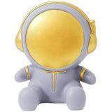 Astronaut Tablet Telefoon Beugel Desktop Telefoon Houder Ornamenten(Grijs)