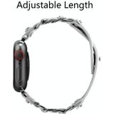 Lederen mannelijke stijl horlogeband voor Apple Watch Series 7 41mm / 6 &amp; SE &amp; 5 &amp; 4 40mm / 3 &amp; 2 &amp; 1 38mm