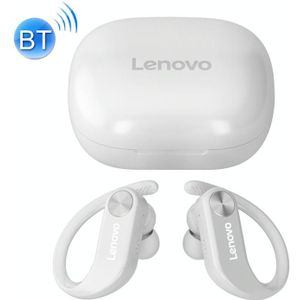 Originele Lenovo LivePods LP7 IPX5 Waterdichte Bluetooth-oortelefoon met magnetische oplaaddoos &amp; LED-batterijdisplay  ondersteuning voor bellen &amp; automatisch koppelen(wit)