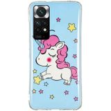 For Xiaomi Redmi Note 11 Global Luminous TPU Protective Phone Case(Star Unicorn)