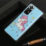 For Xiaomi Redmi Note 11 Global Luminous TPU Protective Phone Case(Star Unicorn)