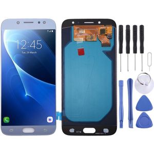 OLED-materiaal LCD-scherm en digitizer volledige assemblage voor Galaxy J7 (2017)  J730F/DS  J730FM/DS (blauw)