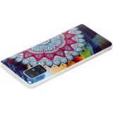 Voor Samsung Galaxy A71 5G Lichtgevende TPU mobiele telefoon beschermhoes (half-bloem)