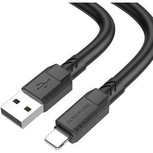 Borofone BX81 2.4A USB-C naar 8-pins Goodway oplaaddatakabel  lengte: 1 m