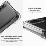 Voor Nokia G60 5G imak Shockproof Airbag TPU Phone Case (transparant zwart)