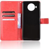 Voor Nokia 8.3 5G Retro Crazy Horse Texture Horizontale Flip Lederen case  met Holder &amp; Card Slots &amp; Photo Frame(Red)