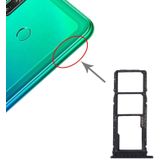 SIM-kaartlade + SIM-kaartlade + Micro SD-kaartlade voor Huawei P40 Lite E / Geniet van 10(Zwart)