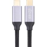 USB-C / Type-C Mannelijk naar USB-C / Type-C Mannelijke Thunderbolt 3 Datakabel  Kabellengte: 30cm