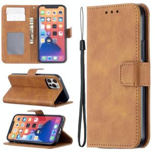Longan Texture Horizontal Flip PU Leather Case with Holder &amp; Card Slots &amp; Wallet &amp; Photo Frame For iPhone 13(Brown)