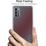 Voor OPPO Reno 4 Pro 5G 0 75 mm ultradunne transparante TPU-beschermhoes