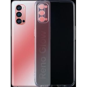 Voor OPPO Reno 4 Pro 5G 0 75 mm ultradunne transparante TPU-beschermhoes