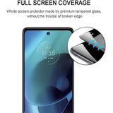 Full Lijm Cover Screen Protector Gehard Glass Film voor Motorola Moto G51 5G