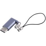 Mini Portable USB to type-C &amp; USB-C Converter adapter met OTG (grijs)