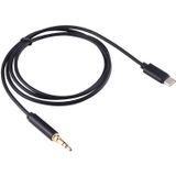 96cm USB-C / Type-C tot 3.5mm mannelijke Audio Adapter Kabel  Voor Samsung Galaxy S8 &amp; S8 PLUS / LG G6 / Huawei P10 &amp; P10 Plus / Oneplus 5 / Xiaomi Mi6 &amp; Max 2 nl andere Smartphones(zwart)