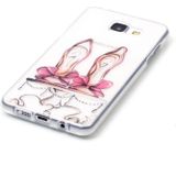 Voor de Galaxy A3 (2016) / A310 rode High-hak schoenen patroon IMD vakmanschap zachte TPU beschermhoes