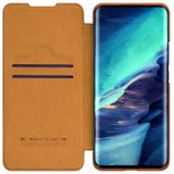 Voor Xiaomi Mi 11 Pro Nillkin Qin Series Crazy Horse Texture Horizontale Flip Lederen Case met kaartsleuf