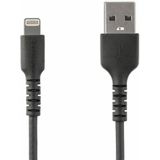 Kabel USB naar Lightning Startech RUSBLTMM2MB 2 m Zwart