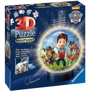 Paw Patrol Nachtlampje Puzzel (72 stukjes)