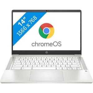 HP - Chromebook 14a - Laptop - AZERTY Toetsenbord - 14 inch - 64 GB Opslag