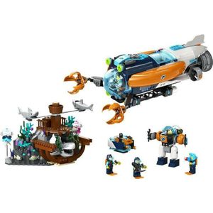LEGO City Duikboot voor Diepzeeonderzoek Onderwater Set - 60379
