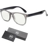 LC Eyewear Computerbril voor Kinderen - Blauw Licht Bril Zonder Sterkte- Blue Light Glasses - Beeldschermbril - Unisex - Zwart