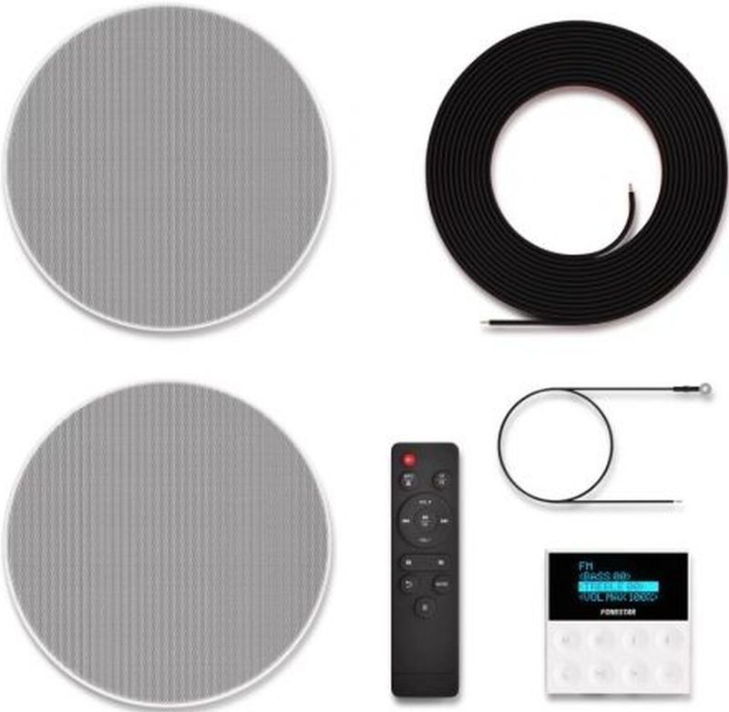 Fonestar - Ks-wall - Thuisbioscoop - Geluidssysteem - Zwart - Alles-in-één