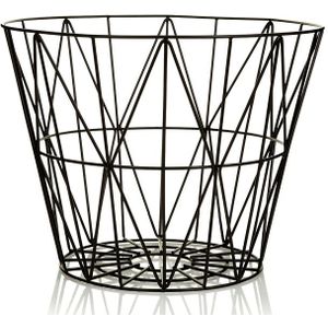 Ferm Living Wire Basket opbergmand zwart large